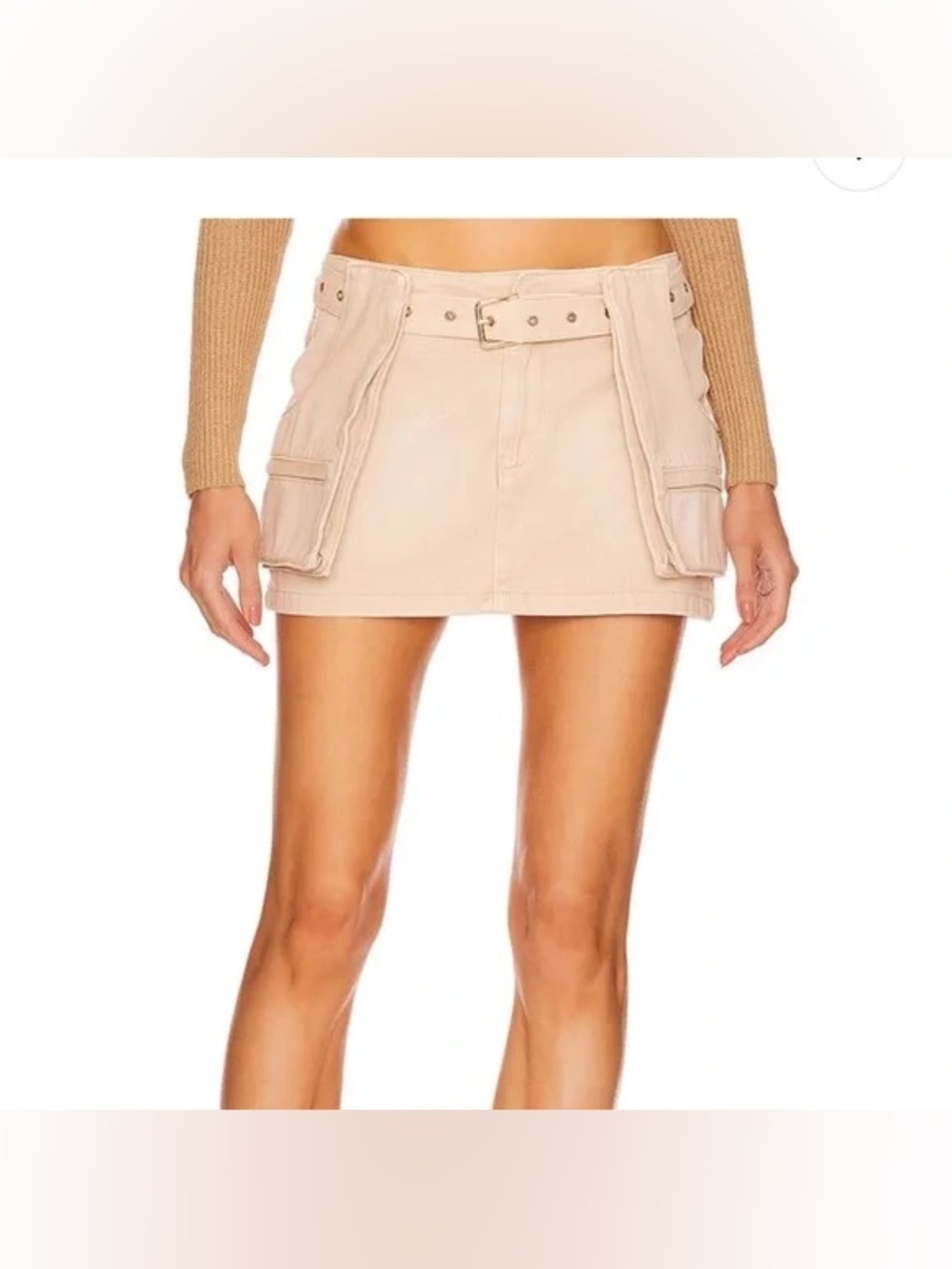 SEROYA Lia Skirt Belted Sand Dune Size 28 NWT